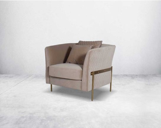 Ana Single Seater Fabric Sofa