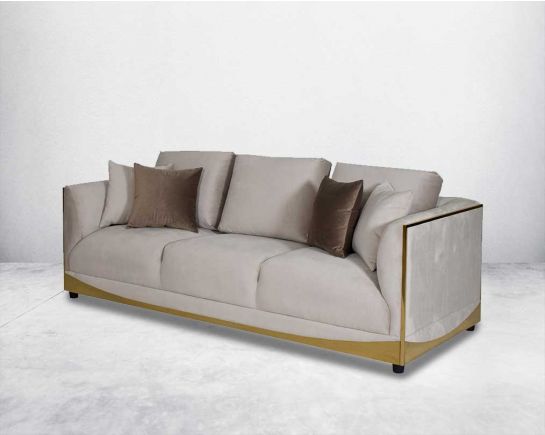 Eugenia 3 Seater Fabric Sofa