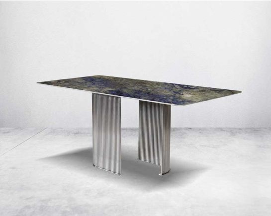 Cordura 6 Seater Marble Dining Table