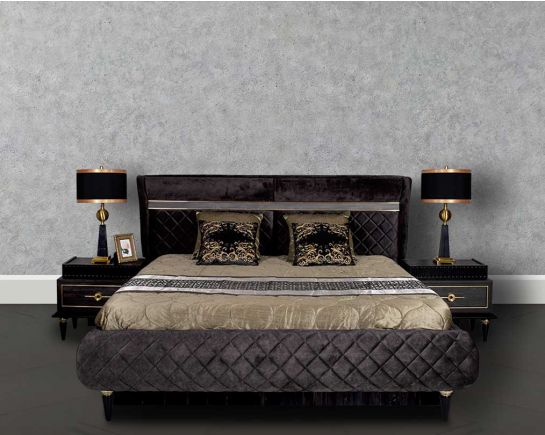 Rebab King Bed Set With Storage (European Collection)