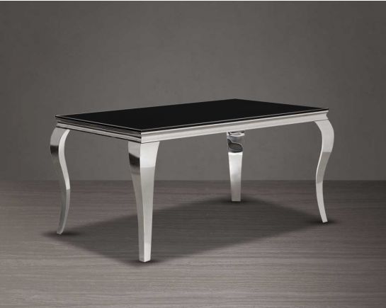 Voz 6 Seater Stainless Steel Dining Table