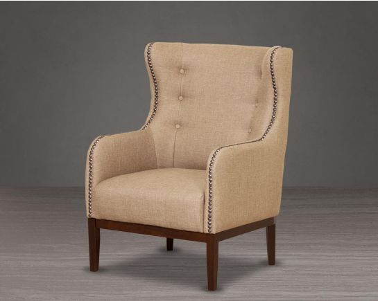 Lara Fabric Wing Chair