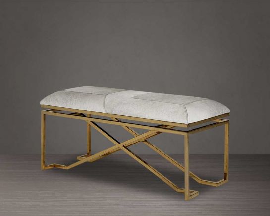 Ginessa Gold Double Bench