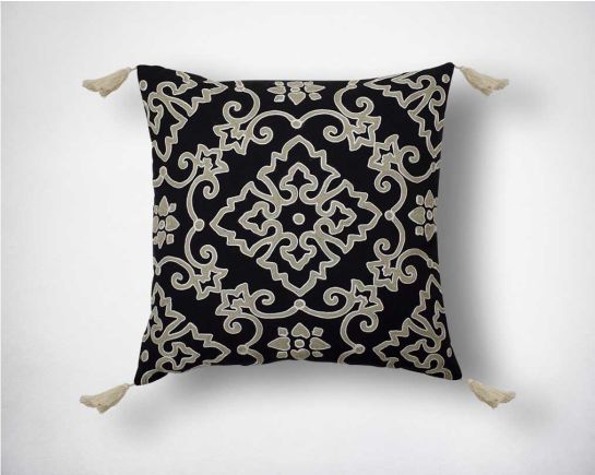 Dahab Embroidered Cushion Cover 46 With Filler	