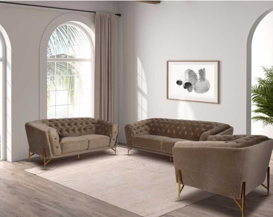 Isabella Fabric Sofa Set