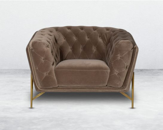 Isabella Fabric Single Seater Sofa