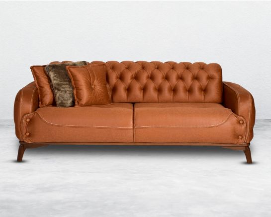 Anka Fabric 3 Seater Sofa