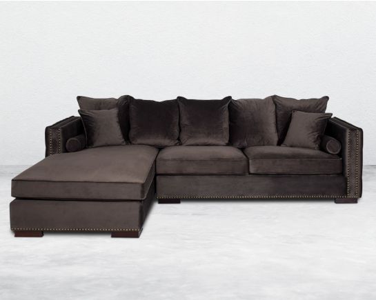 Veronica Fabric Sectional Sofa - Left Chaise