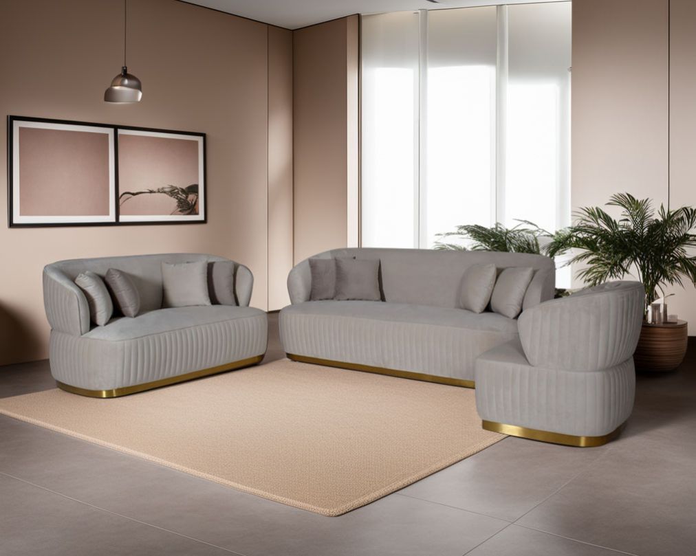 Adoria Fabric Sofa Set