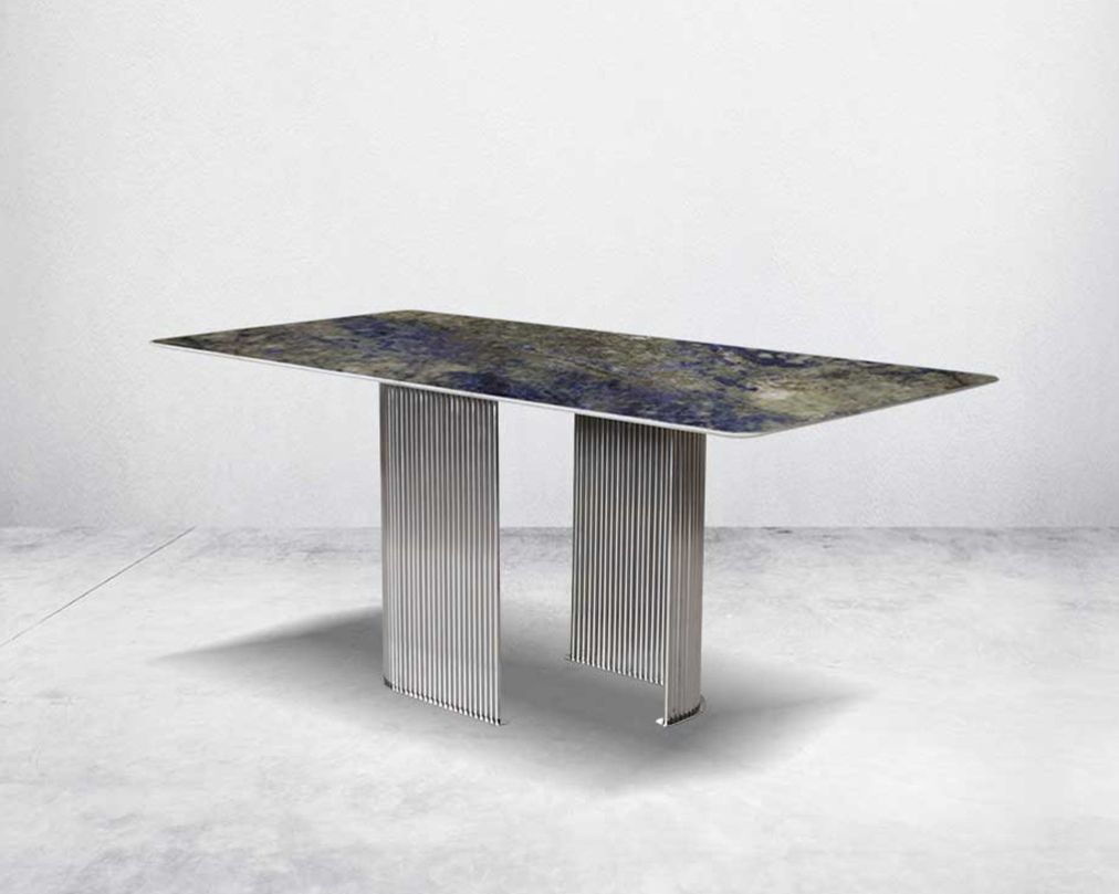 Cordura 6 Seater Marble Dining Table