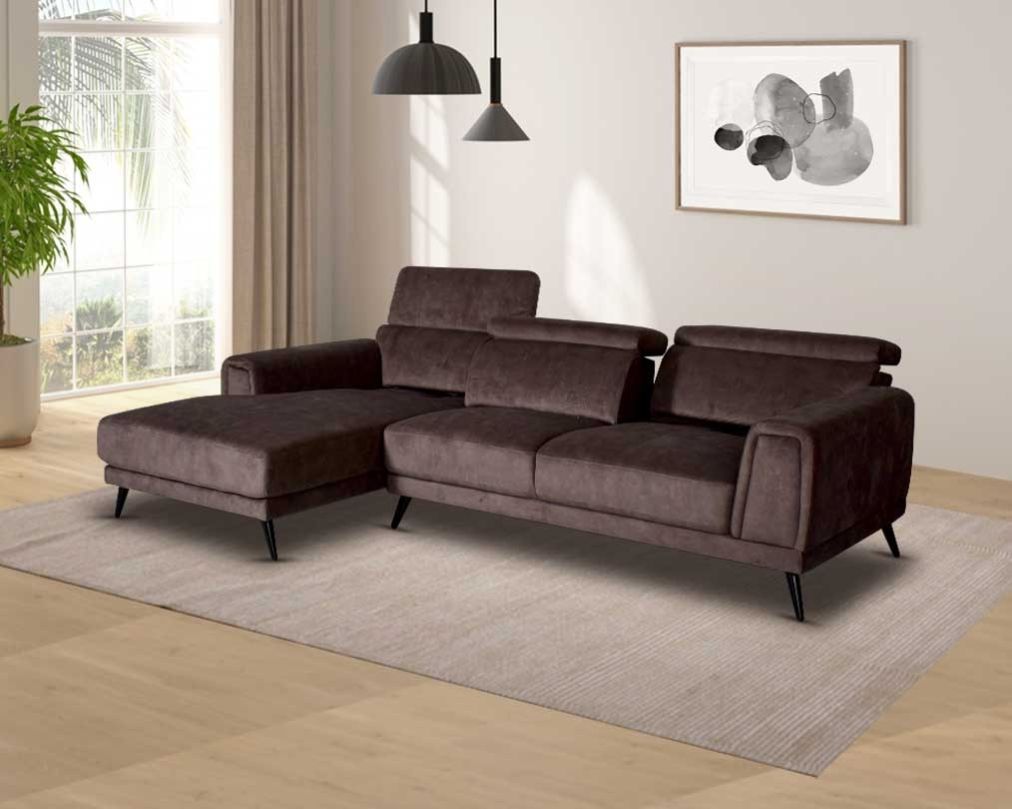Alusia Fabric Sectional Sofa