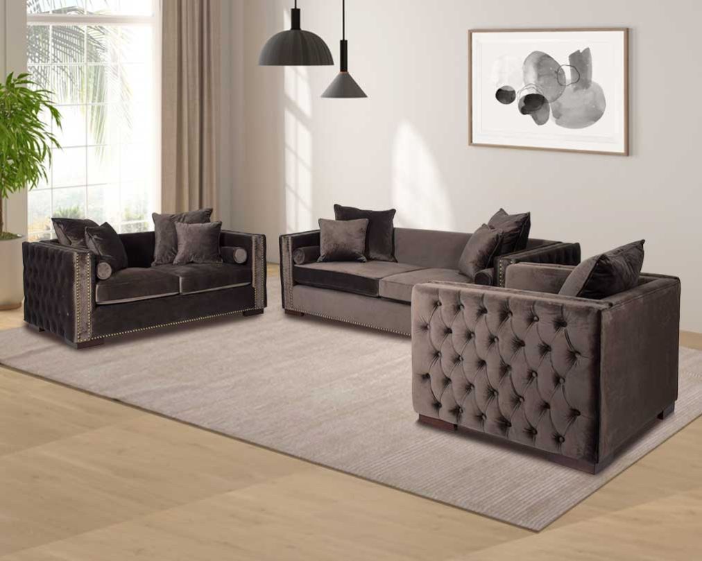 Jazmin Fabric Sofa Set