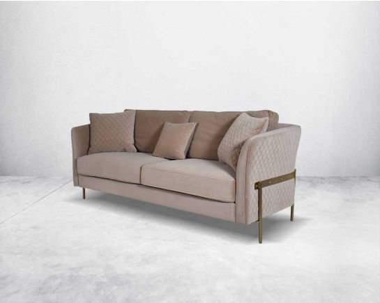 Ana 3 Seater Fabric Sofa