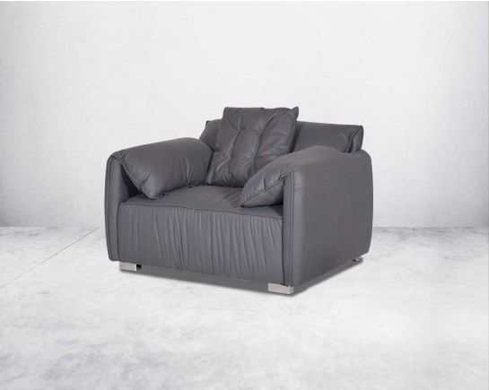 Lucero Single Seater Fabric Sofa
