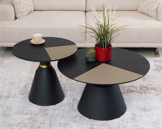 Kenzo Coffee & End Table Set