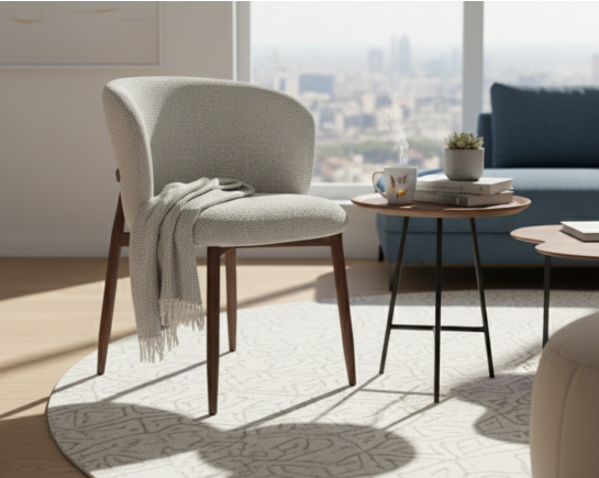 Acela Fabric Dining Chair