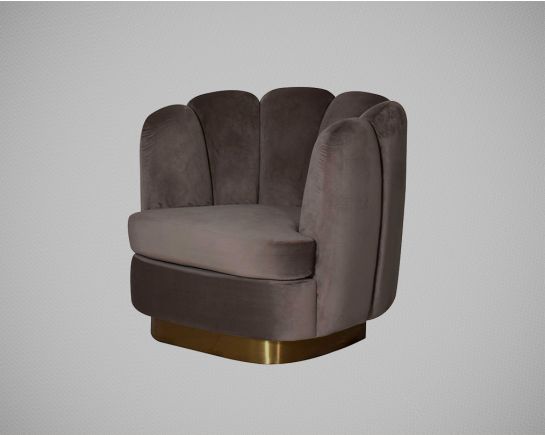 Carmela Single Seater Fabric Sofa