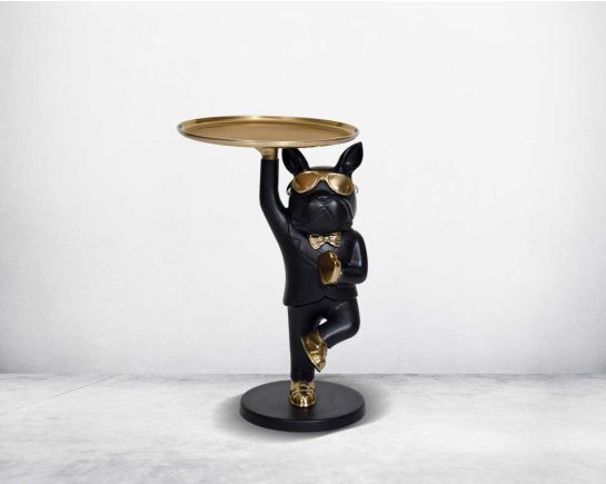 This fantastic quirky showstopper is a perfect end table for a den or lounge area with front view.