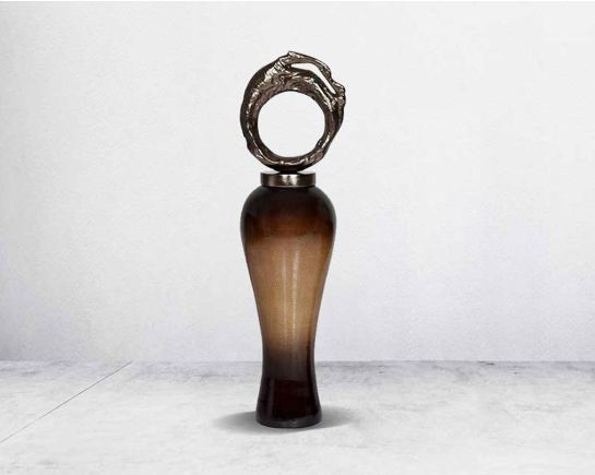 Decorative Glass Bottle - Big