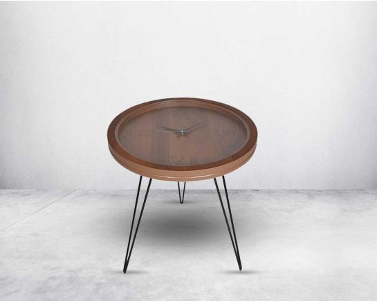 Coleta Clock End Table