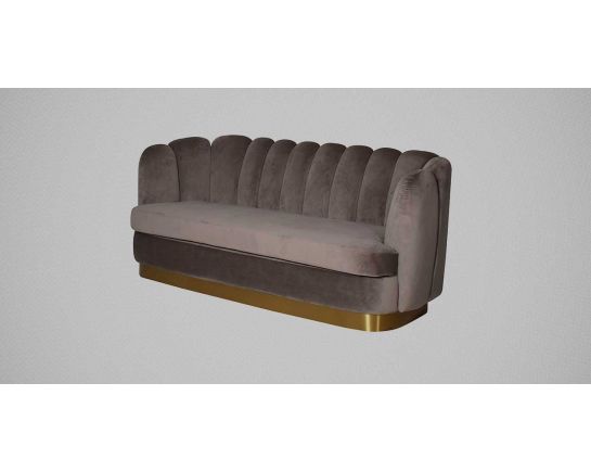 Carmela 3 Seater Fabric Sofa