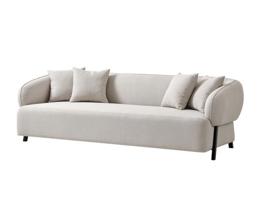 Aaron 3 Seater Fabric Sofa