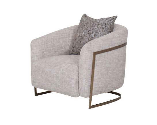 Benicia Single Seater Fabric Sofa