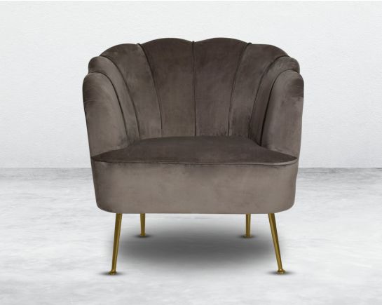 Perla Single Seater Fabric Sofa