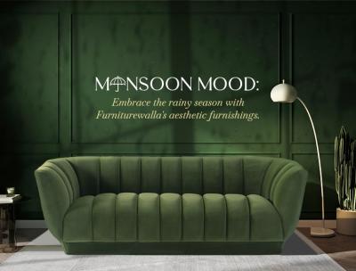  Monsoon Mood: Embrace the rainy season with Furniturewalla's aesthetic furnishings.